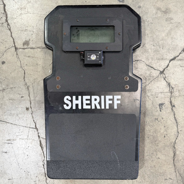 Venture Ballistics ROBO Sheriff Ballistic Shield with Viewport & LED, Police Trade
