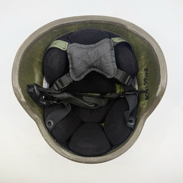 Gentex TBH-II Small Tactical Ballistic Helmet MICH ACH, Level IIIA OD Green, Police Trade