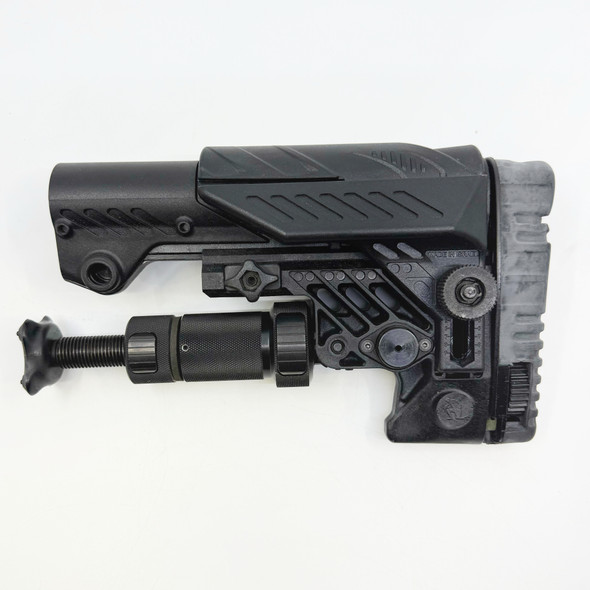 CAA Command Arms ARS Advanced Sniper Stock, AR15 M4 Carbine Adjustable Monopod, w/ Cheek Rest, New/Old Stock