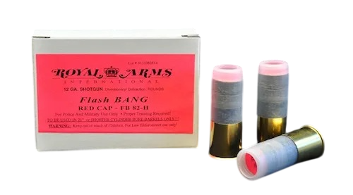 Royal Arms FB82-H Red Cap Flash Bang Hard Breaching Ammunition