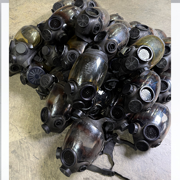 Lot of 4 pcs, MSA Millennium CBRN Gas Masks, Small, Police Trade