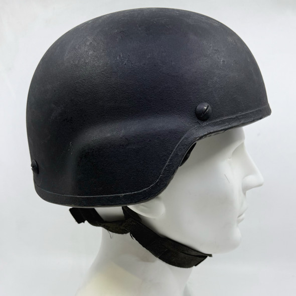 Genuine Police Duty MICH-Style Ballistic Full Cut Tactical Helmet, Black, Police Trade