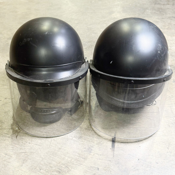 Premier Crown Corp Medium C-3 Law Enforcement Riot Helmet w/ Face Shield, Police Trade