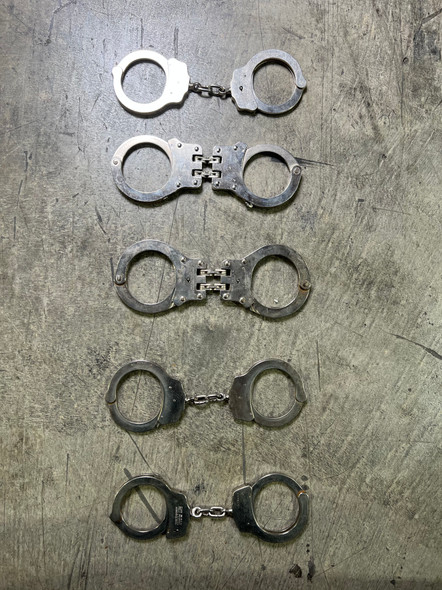 Assorted Handcuffs, Random Pull, No Keys, Police Trade