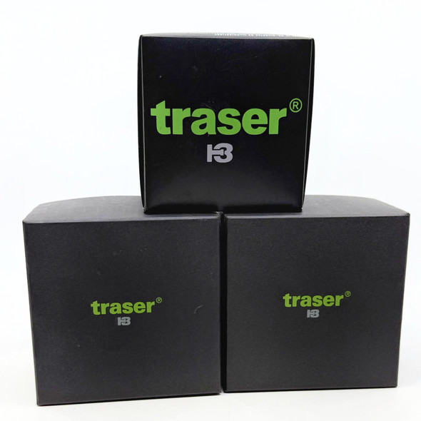Lot of 3 pcs, Traser H3 P6602 Extreme Sport Chrono (x2) & P96 OD Pioneer – Swiss Made Tritium Military Watches, Open Box