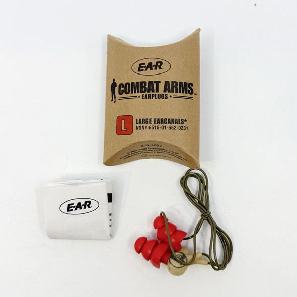 Lot of 24 pcs, 3M E-A-R Combat Arms Earplugs (CAEv2) - Dual-Ended Hearing Protection, New/Old Stock