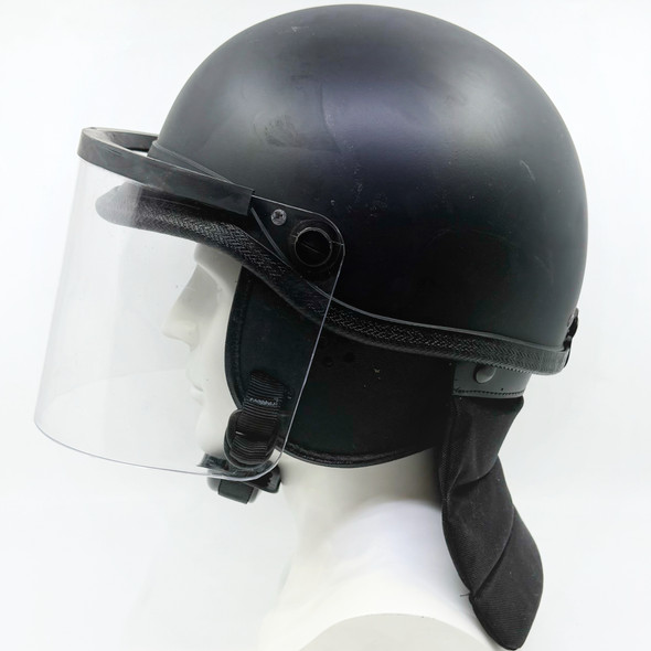 Premier Crown 906 Series TacElite EPR Riot Duty Helmet w/ Neck Protector, Police Trade