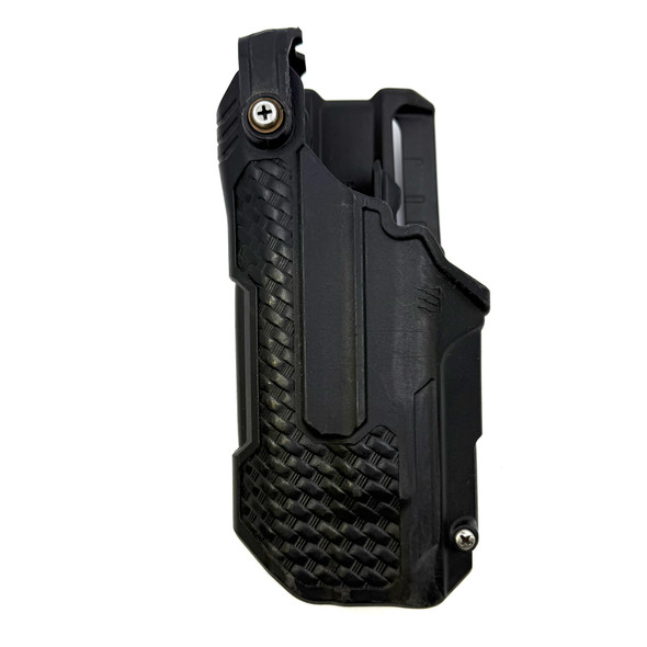 Blackhawk T-Series L3D Light-Bearing Duty Holster, Glock 17/22/31, Left Hand Basketweave, Police Trade