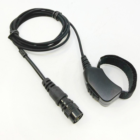 MSA PTT-5 Tactical Push-to-Talk Switch with Hook-and-Loop Hand Strap, Never Issued, Police Trade