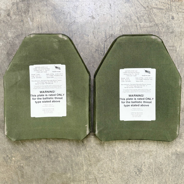 Protech Tactical 2230 Level IV AP Hard Armor Plate 10x12 Shooter Cut Multi-Curve, Police Trade