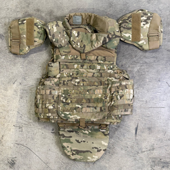 MSA Paraclete RMV024 Multicam Tactical Armor Carrier XL Full Kit, Police Trade