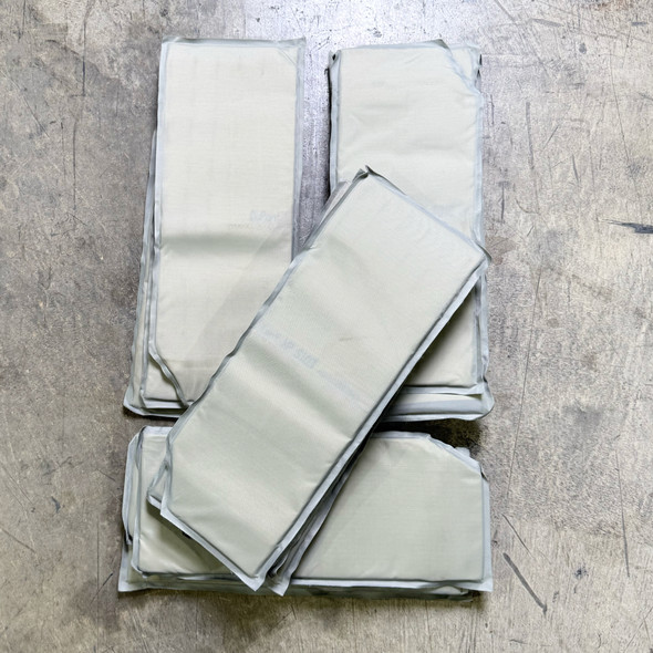 Assorted Level IIIA Soft Armor 16x6 Side Wing Panels, Police Trade