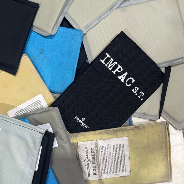 Assorted Soft Body 9x6" Armor Trauma Pad Insert, Police Trade