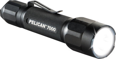 Pelican 7000 LED Tactical Flashlight Black, 602 Lumens, Open Box