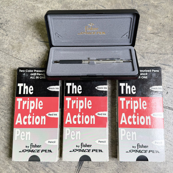 Fisher Space Triple Action Pen, New/Old Stock