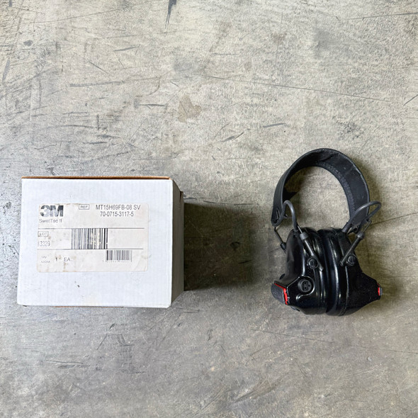 3M Peltor SwatTac II Tactical Electronic Hearing Protection Headset, New/Old Stock