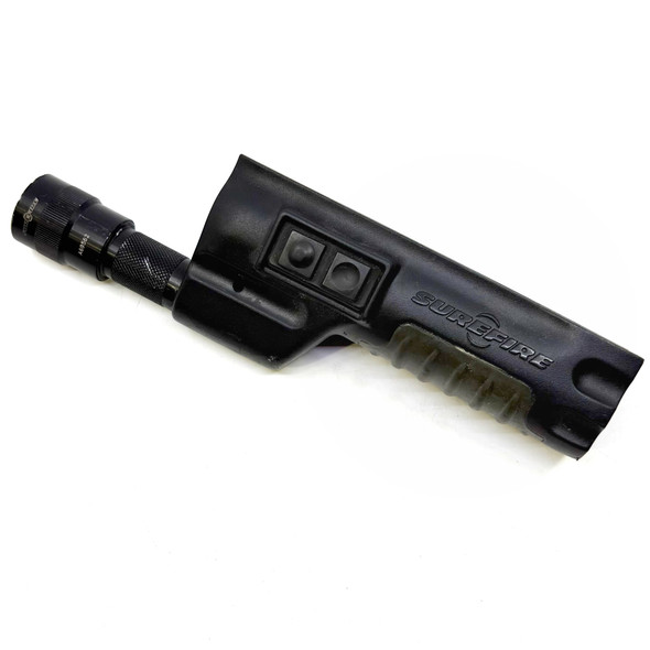 Surefire Polymer Shotgun Forend with Integrated Flashlight Mount and Dual Switches, Police Trade