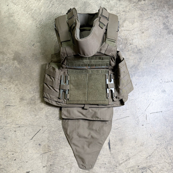 Bushido Tactical ITUS Entry Plate Carrier, Ranger Green, Full Coverage SWAT/Tactical Vest, Police Trade