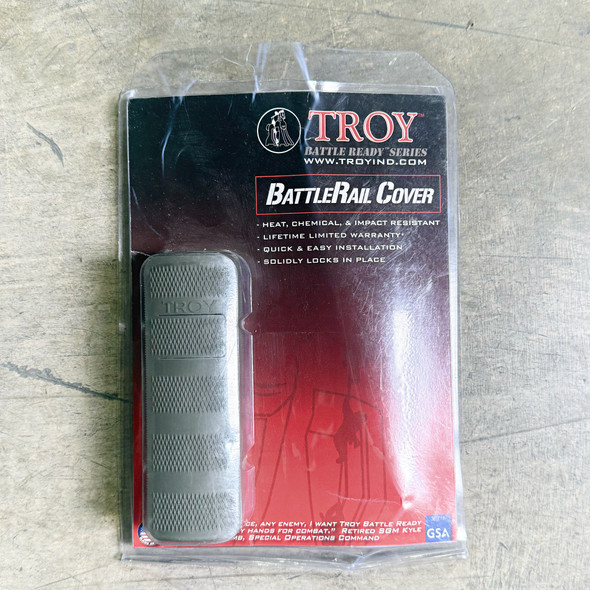 Troy Industries Battle Rail Covers, 4.4" - OD Green (3-Pack), New/Old Stock