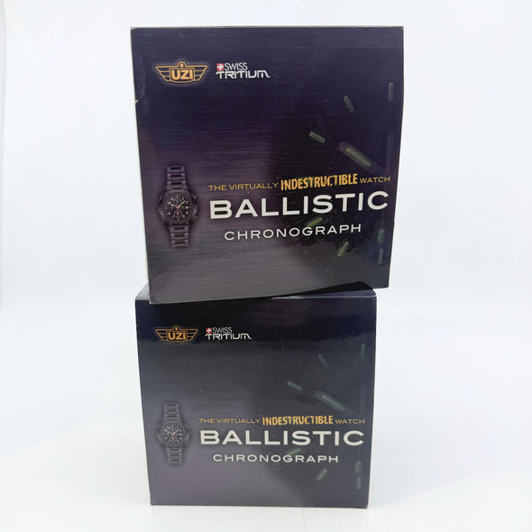 UZI-18B Ballistic Chronograph Swiss Tritium Watch, New/Old Stock