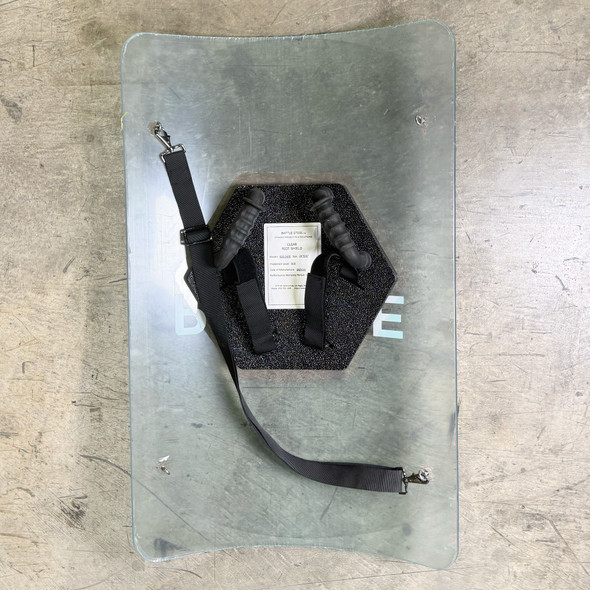 BattleSteel® 24x36 Tactical Polycarbonate Riot Shield, Open Box