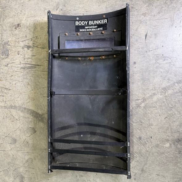 ProTech Body Bunker Ballistic Police Shield, Field-Used SWAT Riot Shield w/ Viewport, Police Trade