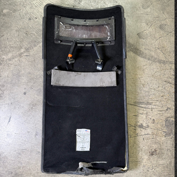 Protech Tactical Entry II Ballistic Shield NIJ IIIA — 24" × 48" Full-Body Police Riot Shield, Police Trade