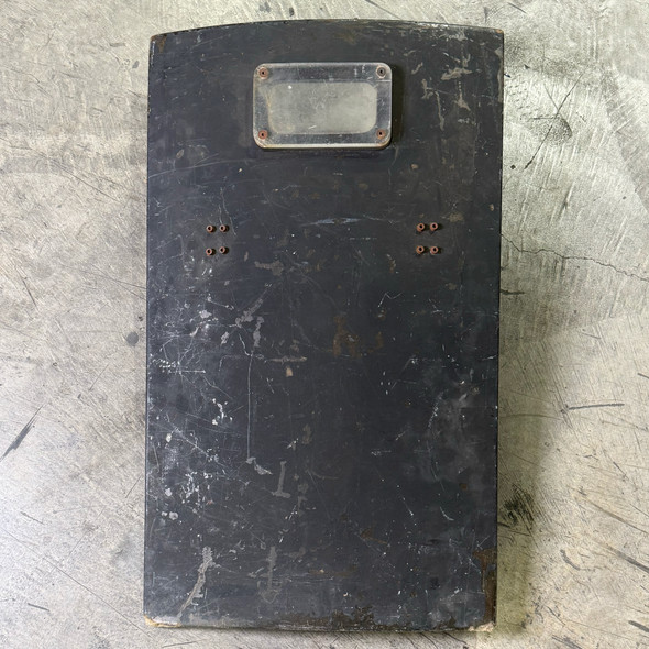Vintage Police Tactical Ballistic Riot Shield, Heavily Field-Used, Police Trade