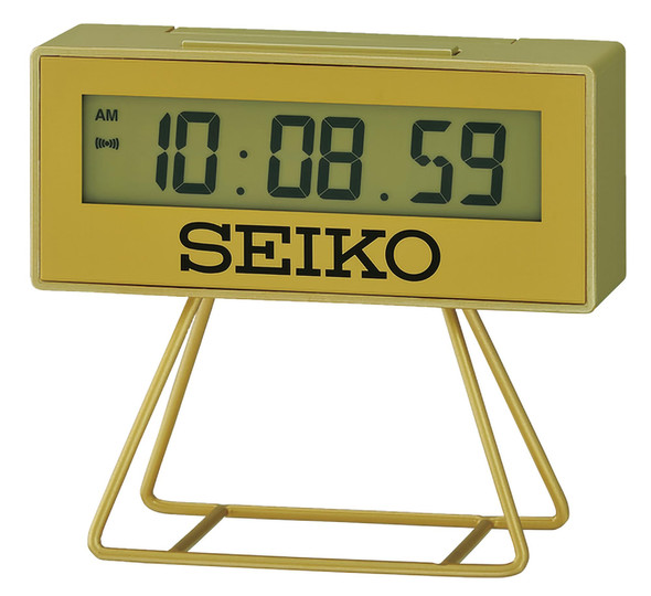Seiko QHL062GLH Heritage Design Alarm Clock 10.4cm