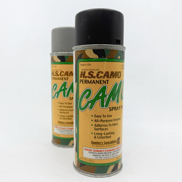 Hunter's Specialties Permanent Camouflage Spray Paint, 12 oz Hunting Gear Paint, New/Old Stock