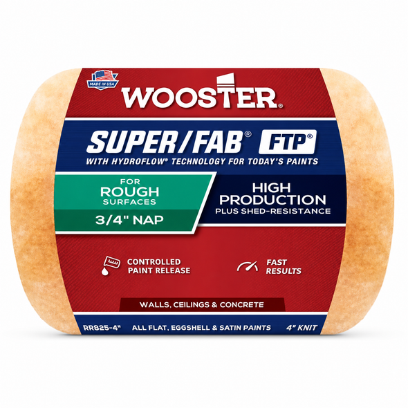 The Wooster Brush Company Super Fab FTP Roller Cover 3/4" Nap