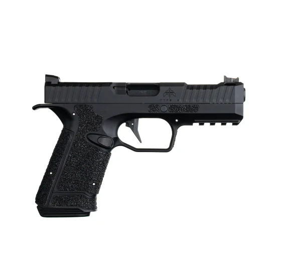 Archon Firearms Type-B 9mm Pistol, Ported Slide and Barrel, Black