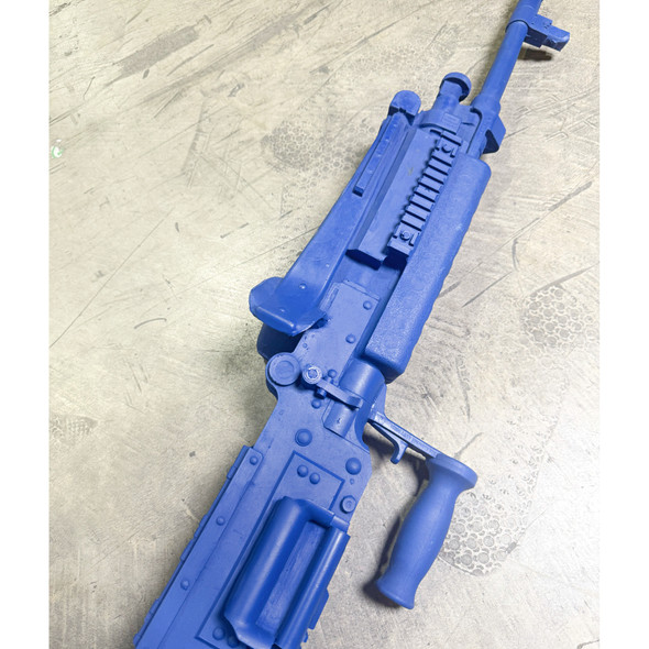 Ohio Ordnance Works M240 Blue Training Gun, Machine Gun Replica, Police Trade