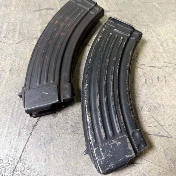 Lot of 2 pcs, European AK-47, 7.62x39mm, 30-Round Magazines, Police Trade
