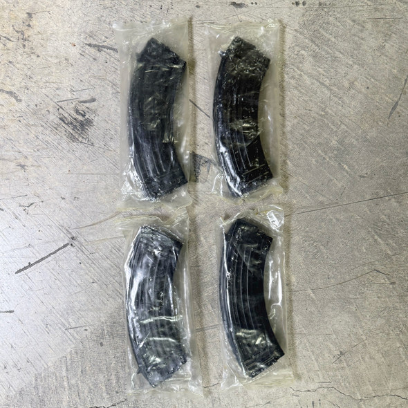 European AK-47 7.62x39mm 30-Round Steel Magazine, Never Issued. Police Trade