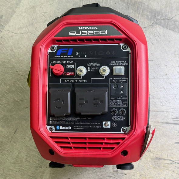 Honda EU3200i Fuel-Injected Inverter Generator, 3200W, Bluetooth, Open Box