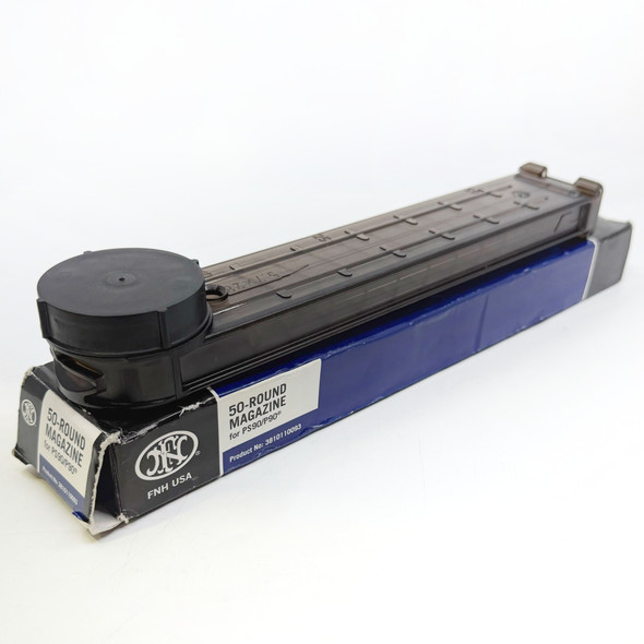 FN Herstal PS90/P90 50-Round Magazine, 5.7x28mm, Translucent Smoke Polymer, New/Old Stock