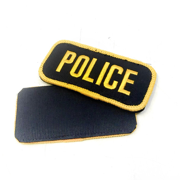 Large Embroidered Police Patch, Velcro Back, 2 Pack, Never Issued, Police Trade