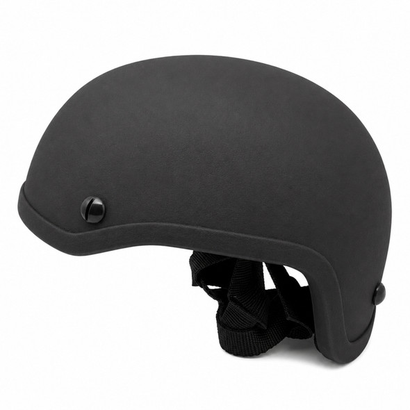 3M Ceradyne Level IIIA Ballistic High-Cut Tactical Helmet, ACH/MICH Style, Matte Black, Military & Law Enforcement Combat Helmet, Never Issued Police Trade