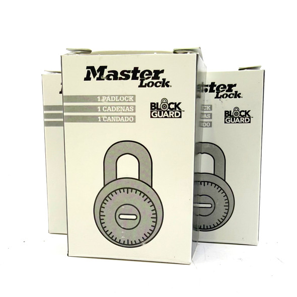 Master Lock 1525 Block Guard Dial Combination Padlock, New/Old Stock