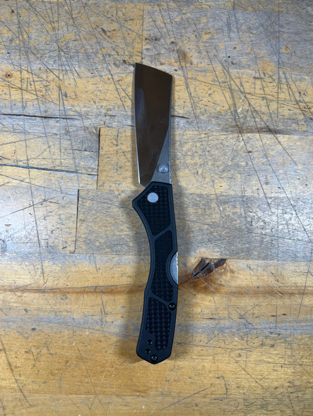Kershaw 2043 Hatch D2 Cleaver Blade Folding Knife, Open Box
