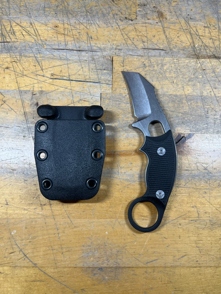 Hogue 37322 SIG EX-F03 Tactical Fixed Blade Knife 2.25" Hawkbill Plain Edge w/ Sheath, Open Box