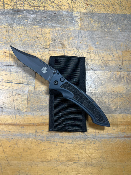 Masters of Defense MOD LTC Tactical Plain Edge Clip Point Knife w/ Case, Open Box