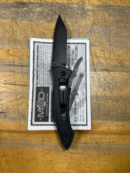 Masters of Defense MOD LTT Tactical Partially Serrated Tanto Knife, Open Box