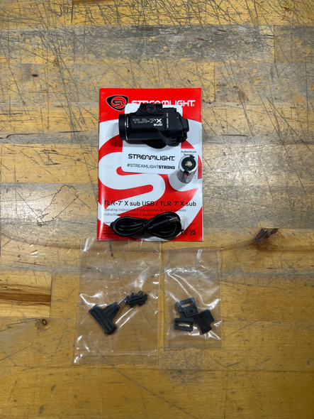 Streamlight TLR-7 X Sub Weapon Light 1913 Short w/ Charging Cable and Battery, Open Box