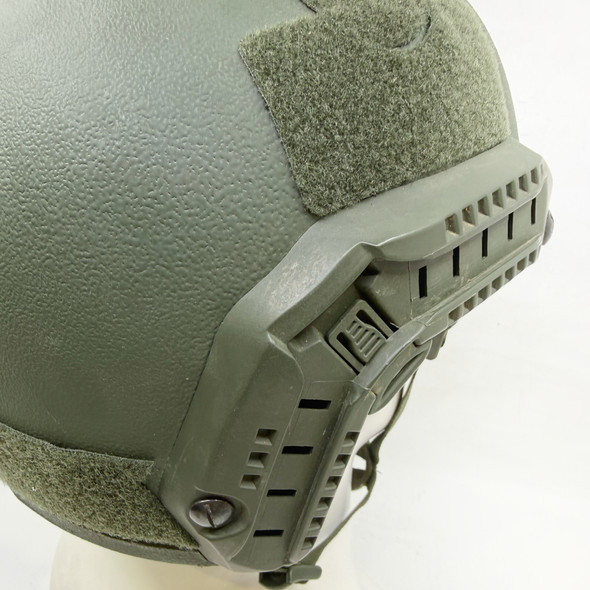 Law Enforcement Tactical Riot Helmet, FAST Mid-Cut, Olive Drab, Police Trade