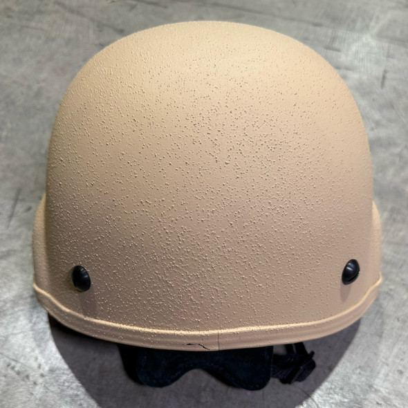 3M Ceradyne NIJ Level IIIA Ballistic ACH/MICH Combat Helmet, Desert Tan, Never Issued, Police Trade