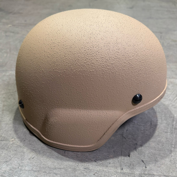 3M Ceradyne NIJ Level IIIA Ballistic ACH/MICH Combat Helmet, Desert Tan, Never Issued, Police Trade