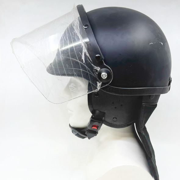 Security Pro Police Riot Crowd Control Helmet w/ Face Shield, Never Issued, Police Trade