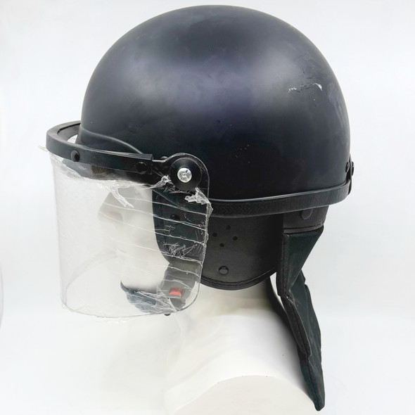 Security Pro Police Riot Crowd Control Helmet w/ Face Shield, Never Issued, Police Trade